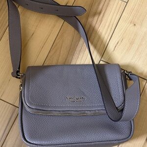 Kate Spade Elegant Gray Crossbody Bag